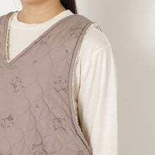 ふくふくにゃんこ 中綿キルトエプロン