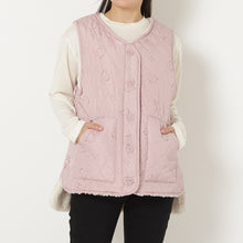 アニマル 中綿キルトベスト