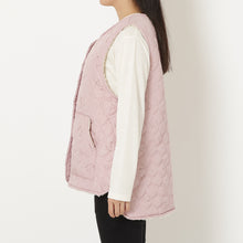 アニマル 中綿キルトベスト