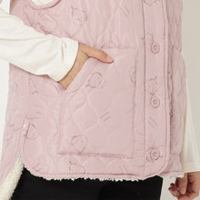 アニマル 中綿キルトベスト