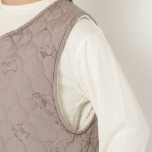 ふくふくにゃんこ 中綿キルトベスト