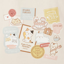 ふくふくにゃんこ プリントコットントレーナー