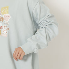 ふくふくにゃんこ プリントコットントレーナー