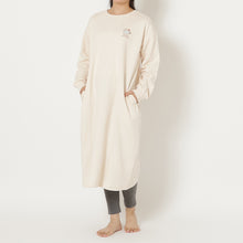 ふくふくにゃんこ プリントコットンワンピース