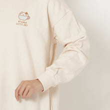 ふくふくにゃんこ プリントコットンワンピース