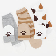 ふくふくにゃんこ にゃりきりクルーソックス