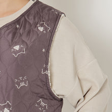 ふくふくにゃんこ キルトベスト