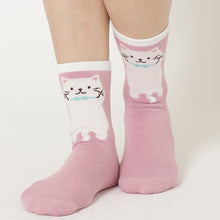 ふくふくにゃんこ のびにゃんパイルソックス