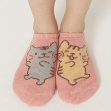 ふくふくにゃんこ ショート裏起毛ソックス