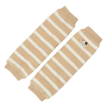 ふくふくにゃんこ 裏ボア刺繍レッグウォーマー