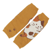 ふくふくにゃんこ 裏起毛いかにゃいでレッグウォーマー
