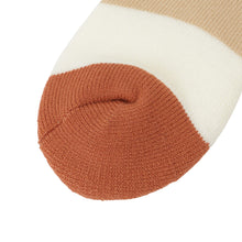 ふくふくにゃんこ 裏起毛太ボーダーソックス