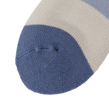 ふくふくにゃんこ 裏起毛太ボーダーソックス