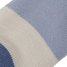 ふくふくにゃんこ 裏起毛太ボーダーソックス