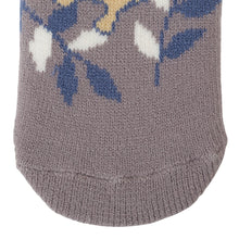 ふくふくにゃんこ 裏起毛フラワーソックス