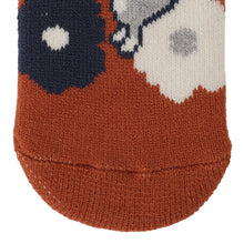 ふくふくにゃんこ 裏起毛フラワーソックス