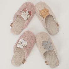 ふくふくにゃんこ もこもこくっつきスリッパ