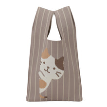 ふくふくにゃんこ ニットバッグ