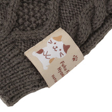 ふくふくにゃんこ 裏ボアケーブルレッグウォーマー