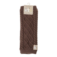 ふくふくにゃんこ 裏ボアケーブルレッグウォーマー