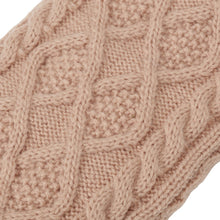 ふくふくにゃんこ 裏ボアケーブルレッグウォーマー