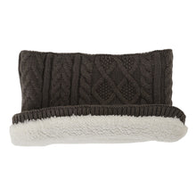 ふくふくにゃんこ 裏ボアケーブルネックウォーマー