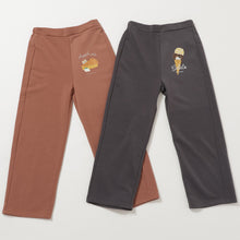 ふくふくにゃんこ プリントスウェットストレートパンツ