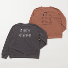 ふくふくにゃんこ プリントスウェットトレーナー