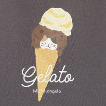 ふくふくにゃんこ プリントスウェットワンピース