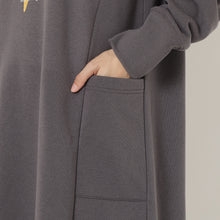 ふくふくにゃんこ プリントスウェットワンピース