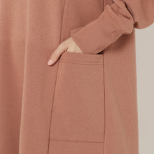 ふくふくにゃんこ プリントスウェットワンピース