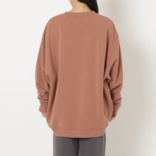 ふくふくにゃんこ プリントスウェットワイドトレーナー