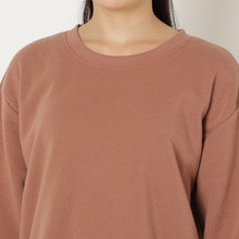 ふくふくにゃんこ プリントスウェットトレーナー