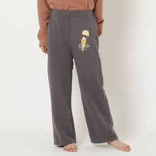ふくふくにゃんこ プリントスウェットストレートパンツ