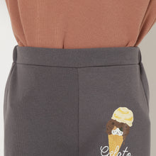 ふくふくにゃんこ プリントスウェットストレートパンツ