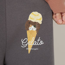 ふくふくにゃんこ プリントスウェットストレートパンツ