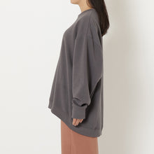 ふくふくにゃんこ プリントスウェットワイドトレーナー