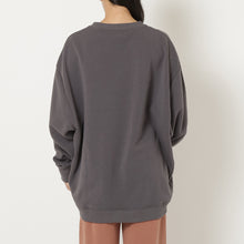 ふくふくにゃんこ プリントスウェットワイドトレーナー