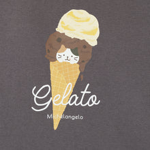 ふくふくにゃんこ プリントスウェットワイドトレーナー