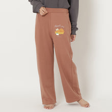 ふくふくにゃんこ プリントスウェットストレートパンツ