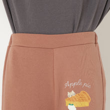 ふくふくにゃんこ プリントスウェットストレートパンツ