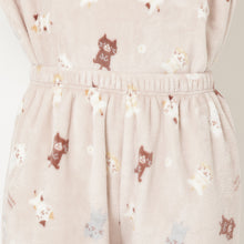 ふくふくにゃんこ フランネル被りパジャマ