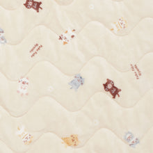 ふくふくにゃんこ フランネルダブル敷きパッド【WEB限定】