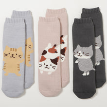 ふくふくにゃんこ 全身裏起毛ソックス