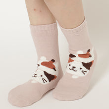 ふくふくにゃんこ 全身裏起毛ソックス