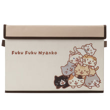 ふくふくにゃんこ むぎゅっとにゃんこ不織布収納ボックス
