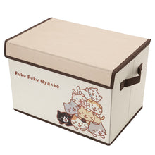 ふくふくにゃんこ むぎゅっとにゃんこ不織布収納ボックス
