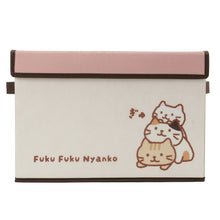 ふくふくにゃんこ むぎゅっとにゃんこ不織布収納ボックス
