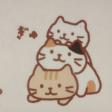 ふくふくにゃんこ むぎゅっとにゃんこ不織布収納ボックス