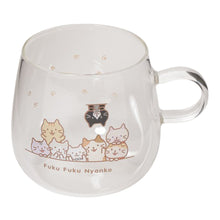 ふくふくにゃんこ 耐熱ガラスマグ